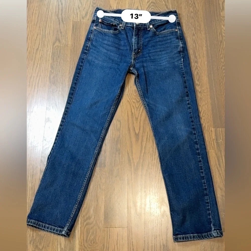 Levi's 514 Jeans Mens Sz W30 L30 Straight Fit Regular Dark Blue Casual Denim F